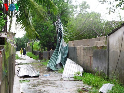 Recovery efforts after Wutip storm - ảnh 1